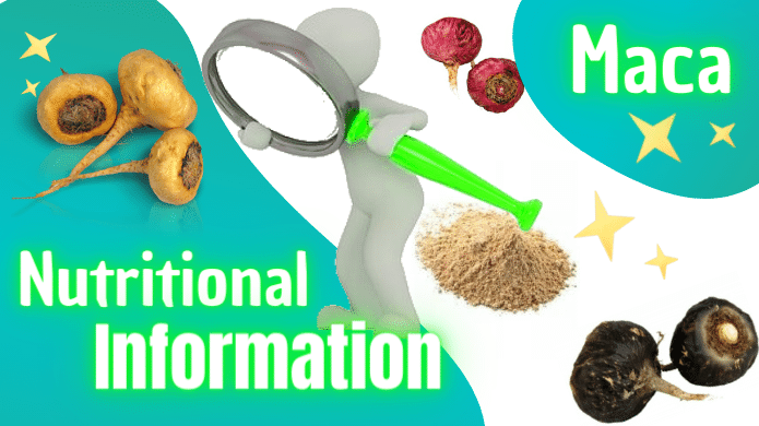 maca nutritional information